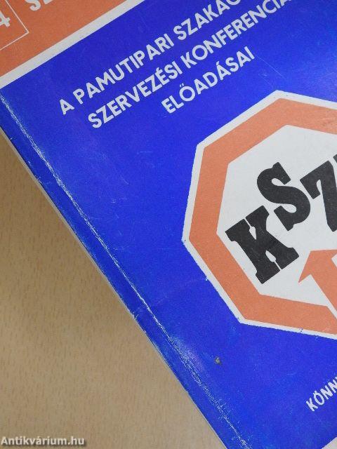 A pamutipari szakágazati szervezési konferencia előadásai