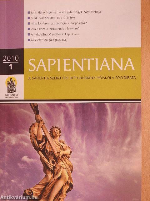 Sapientiana 2010/1.