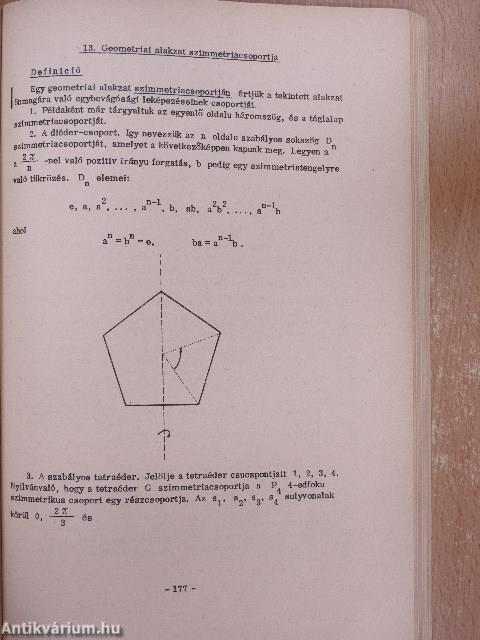 Algebra és számelmélet II.