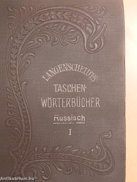 Taschenwörterbuch der russischen und deutschen Sprache I. (Gótbetűs)