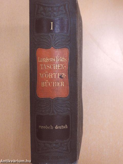 Taschenwörterbuch der russischen und deutschen Sprache I. (Gótbetűs)