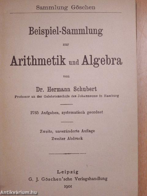 Beispiel-Sammlung zur Arithmetik und Algebra