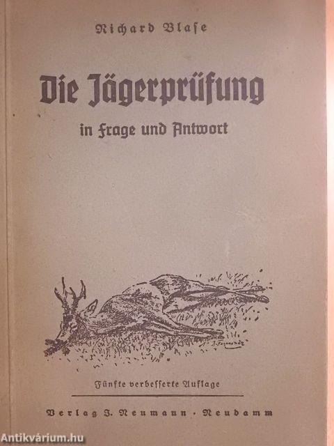 Die Jägerprüfung (gótbetűs)