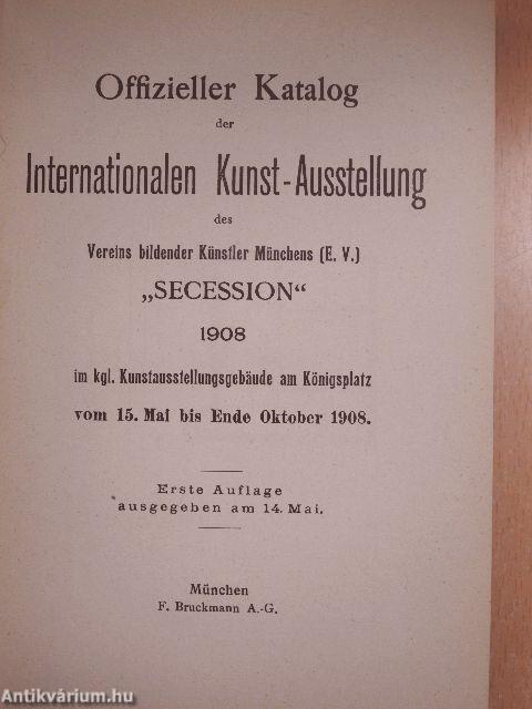 Offizieller Katalog der Internationalen Kunst-Ausstellung des Vereins bildender Künstler Münchens