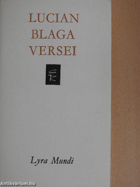 Lucian Blaga versei