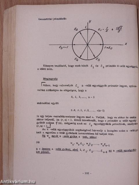 Algebra és számelmélet I.