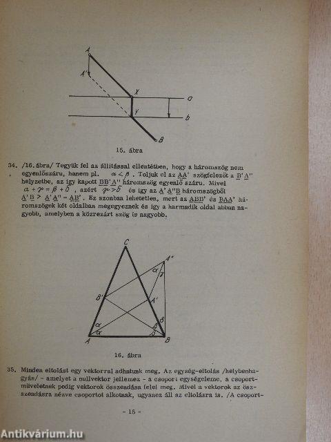 Elemi geometriai példatár