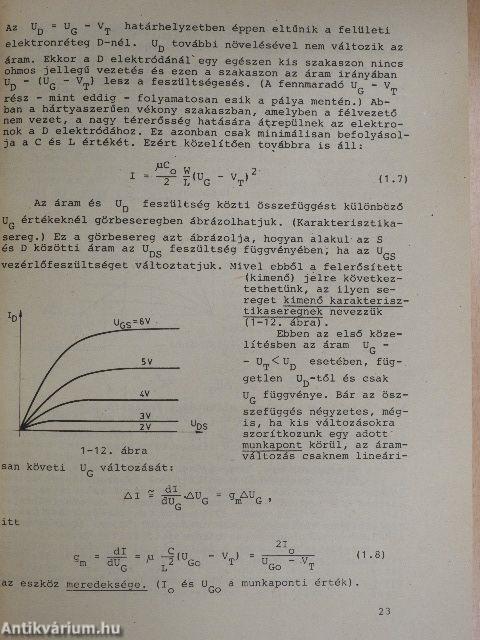 Elektronikus eszközök I.