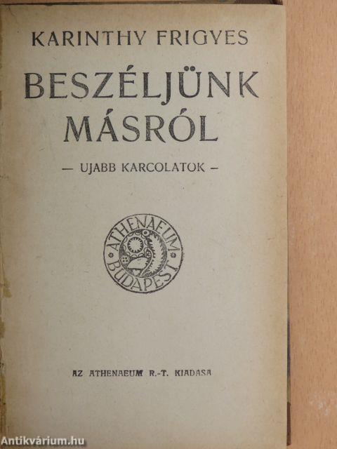 Beszéljünk másról