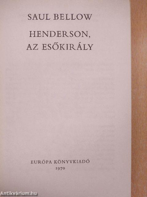 Henderson, az esőkirály