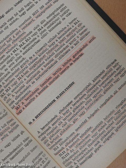 Kazánbiztonsági szabályzat/Nyomástartó edények biztonsági szabályzata