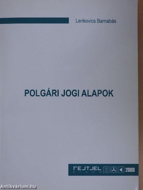 Polgári jogi alapok