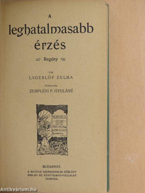 A leghatalmasabb érzés