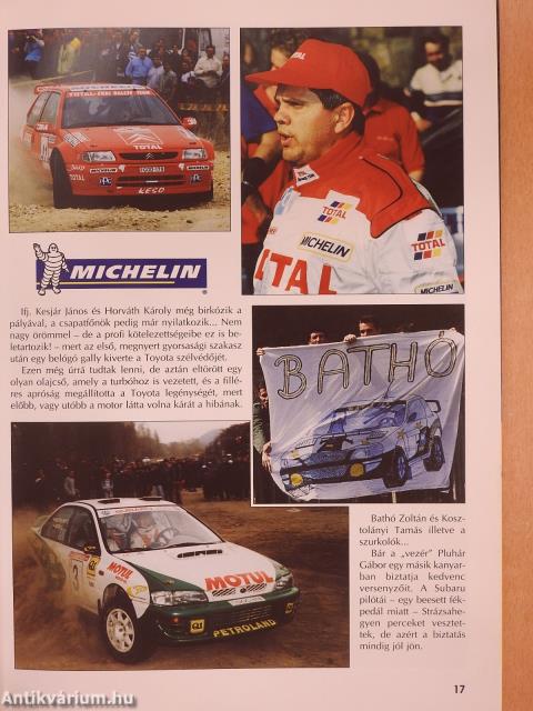 Rallye-varázs '98 (dedikált példány)