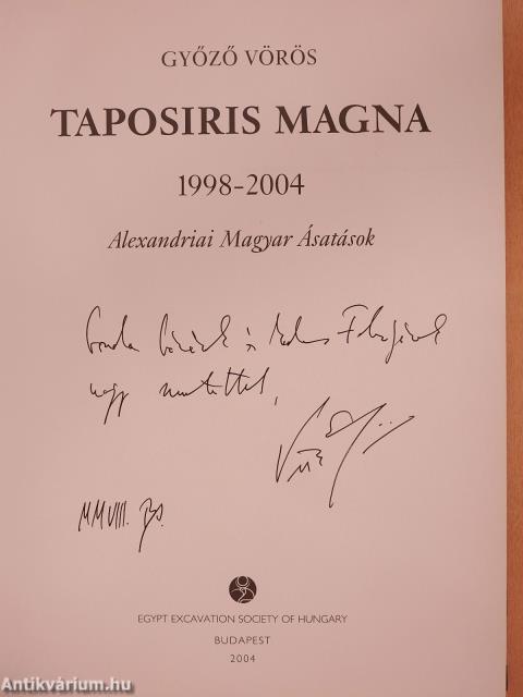 Taposiris Magna (dedikált példány)