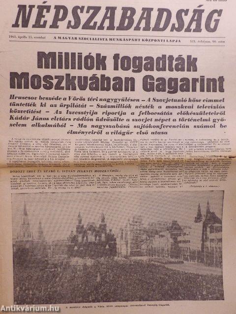 Népszabadság 1961. április 15.