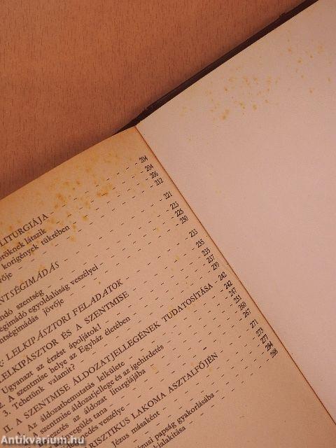 Szentmiseáldozat és Oltáriszentség