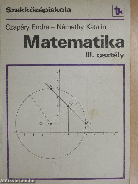 Matematika III.