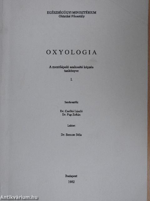 Oxyologia I-II.