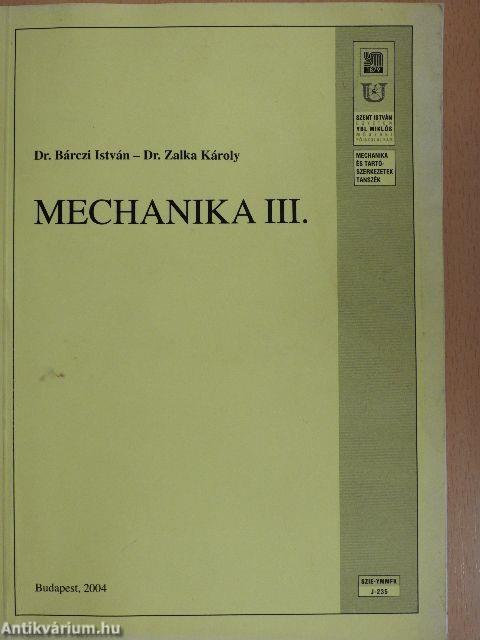 Mechanika III.