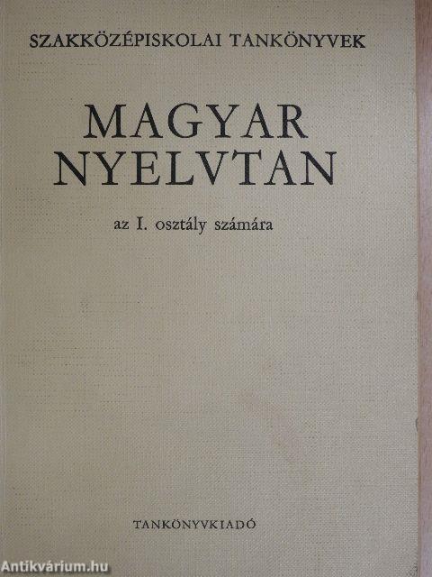 Magyar nyelvtan I.