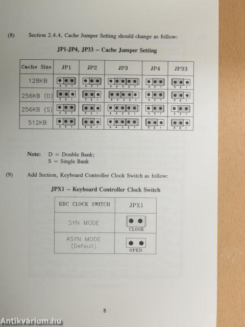 Amendment for GMB-486SG Version 2.01/PKM-0038S Edition 2.01/FEAT-05 Edition 1.01/FEAT-35 Edition 1.01