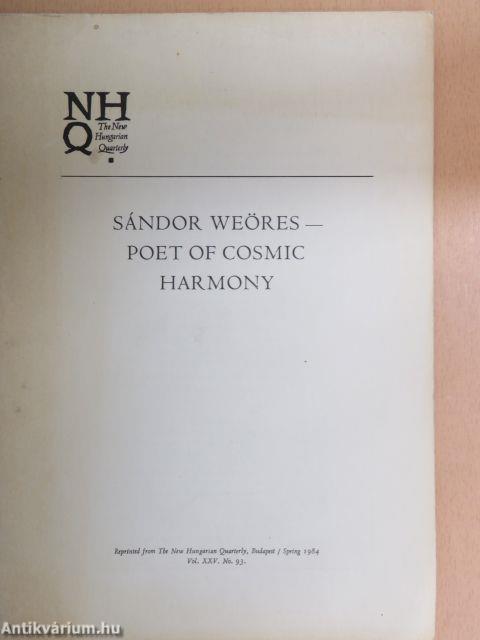 Sándor Weöres - Poet of Cosmic Harmony