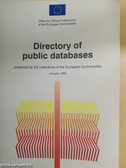 Directory of public databases