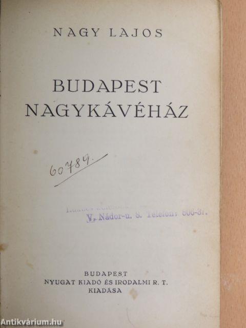 Budapest nagykávéház