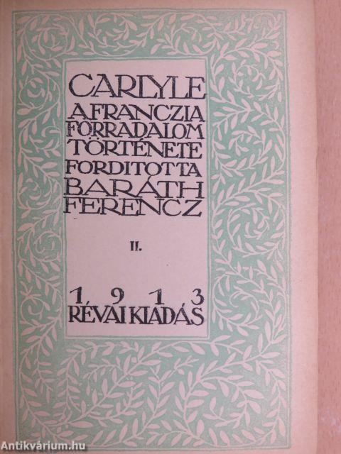 A franczia forradalom története II. (töredék)