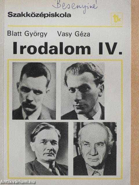 Irodalom IV.