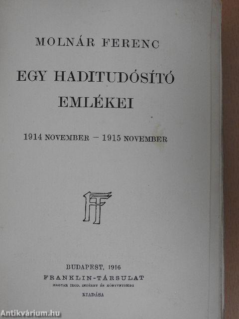 Egy haditudósító emlékei