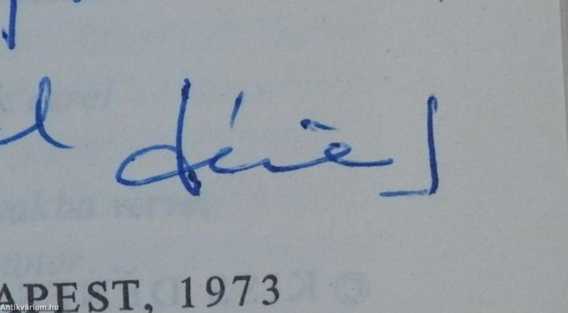 Sólyomidő (dedikált példány)