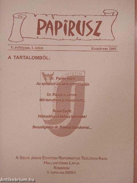 Papirusz 2005/1.