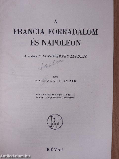 A francia forradalom és Napoleon