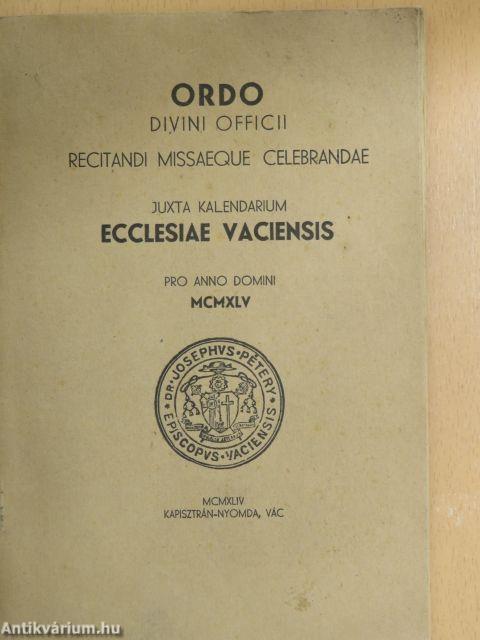 Ordo Divini Officii Recitandi Missaeque Celebrandae