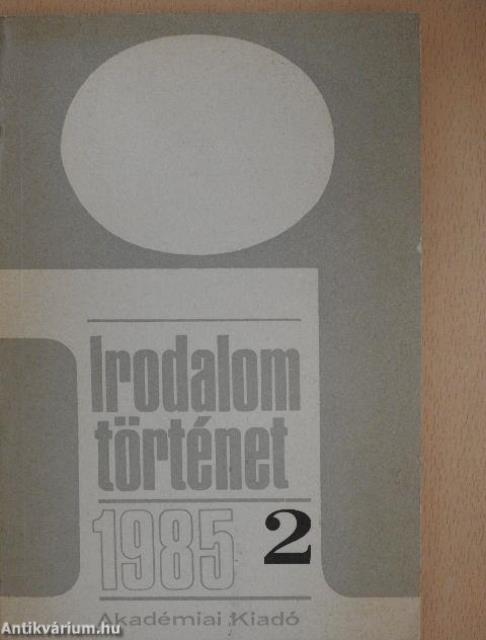 Irodalomtörténet 1985/2.