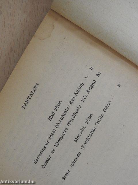 Három színdarab I-II.