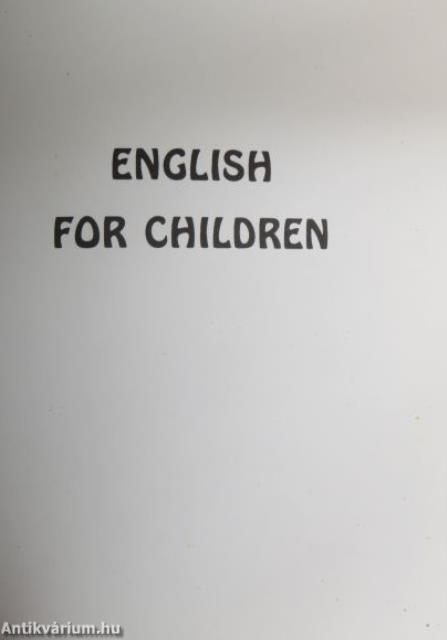 English for Children I.