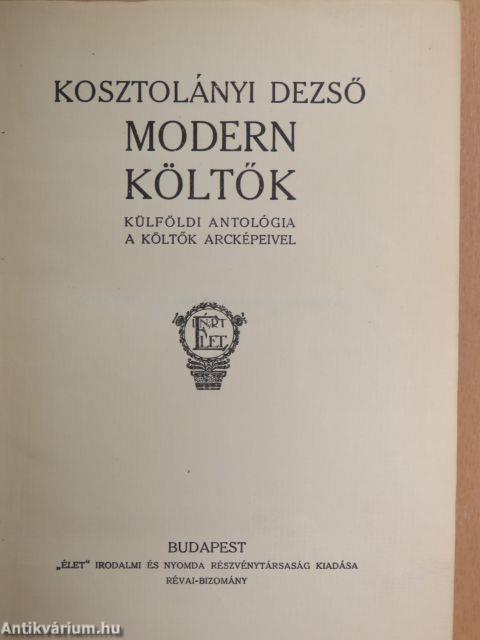 Modern költők