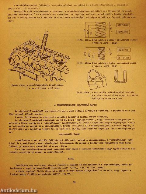 VAZ-2105 típusú személygépkocsi javítási utasítás
