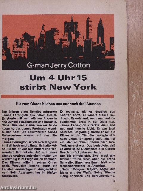 Um 4 Uhr 15 stirbt New York