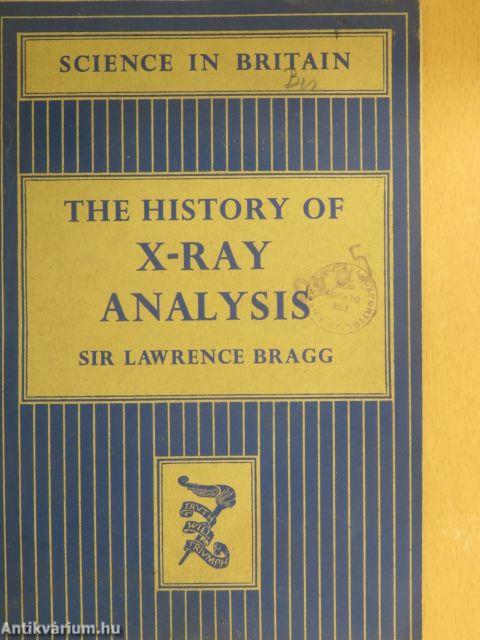 The History of X-Ray Analysis