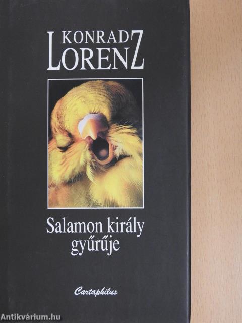 Salamon király gyűrűje (dedikált példány)