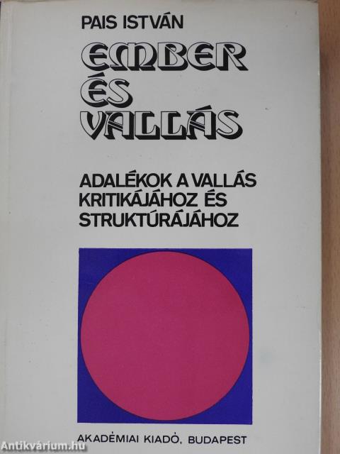 Ember és vallás (dedikált példány)