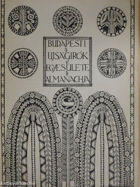 Budapesti Ujságirók Egyesülete Almanachja 1911