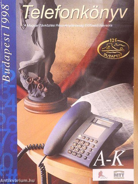 Telefonkönyv - Budapest 1997. I-II.