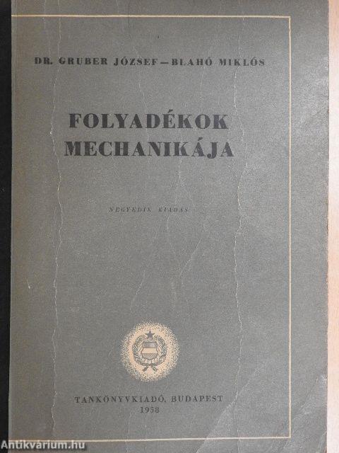 Folyadékok mechanikája