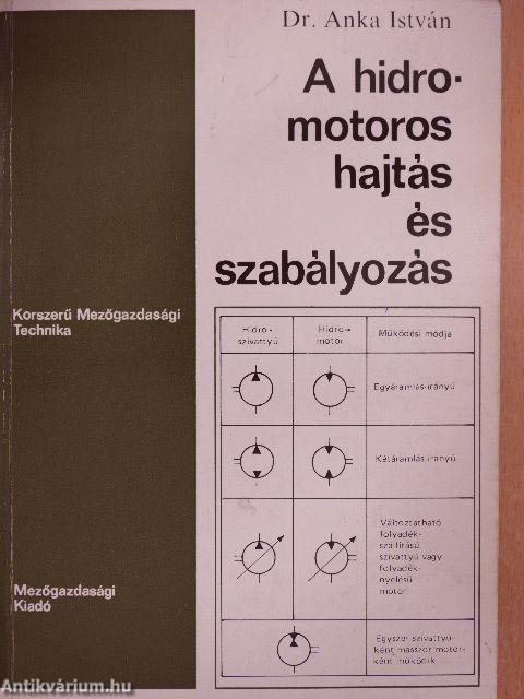 A hidromotoros hajtás és szabályozás