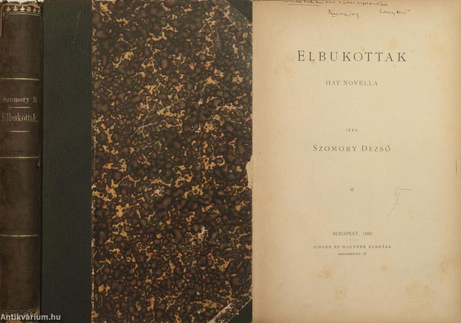 Elbukottak (dedikált példány)